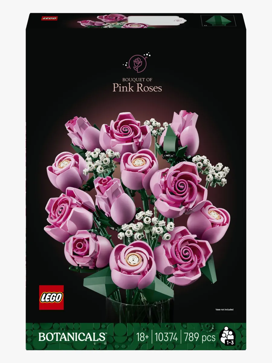 LEGO Botanicals 10374 Bukett med rosa rosor