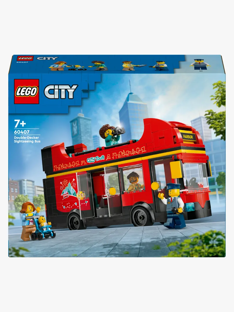 LEGO City 60407 Röd dubbeldäckare för sightseeing