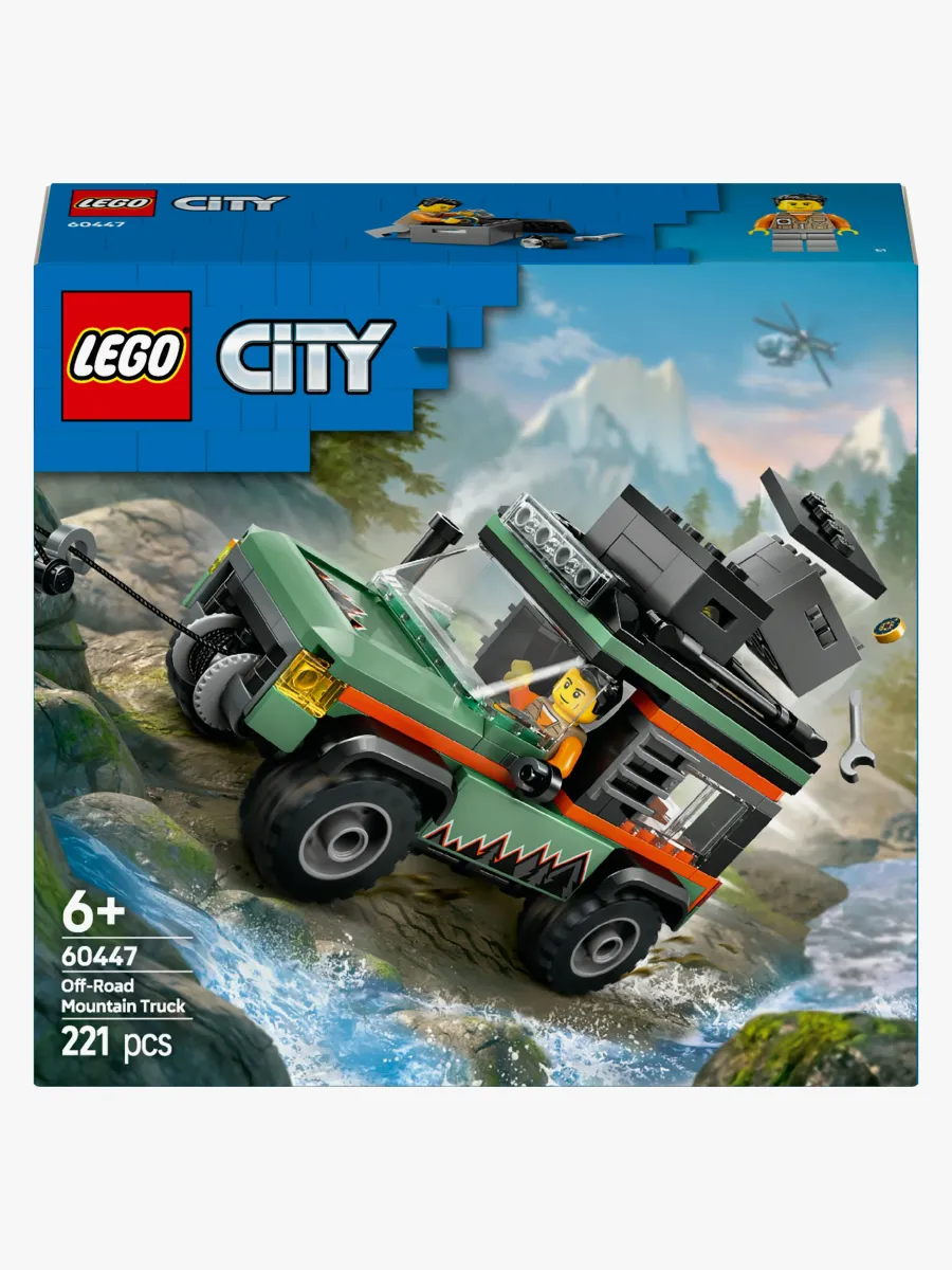 LEGO City 60447 4-hjulsdriven terrängbil för bergskörning