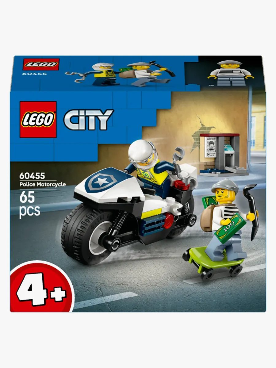 LEGO City 60455 Polisens motorcykeljakt