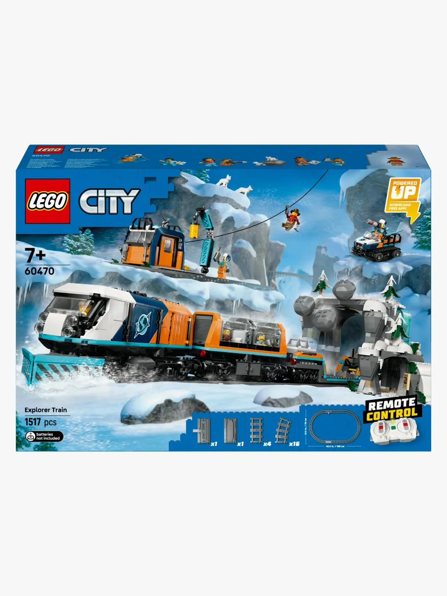 LEGO City 60470 Polarutforskarnas arktiska expresståg