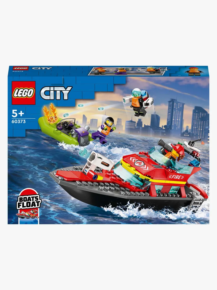 LEGO City Fire 60373 Brandräddningsbåt