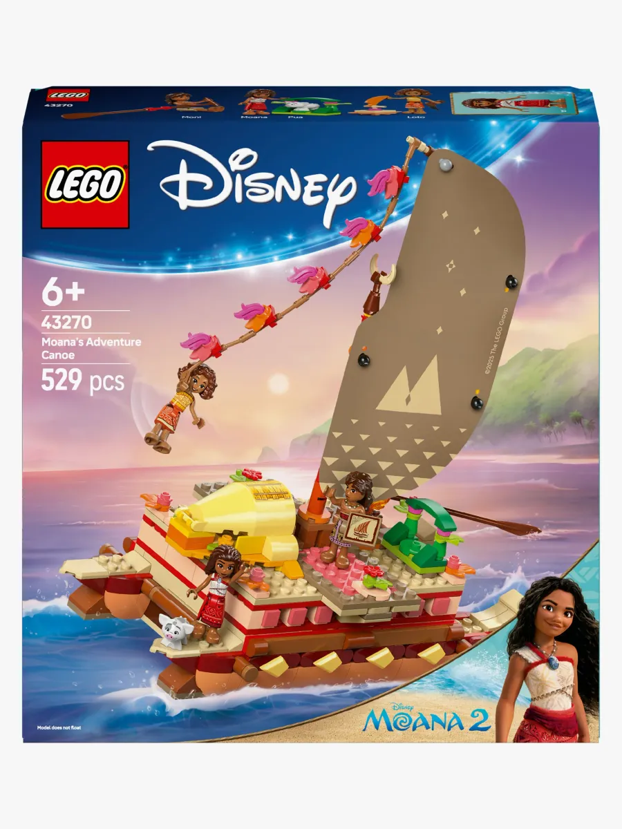 LEGO Disney Princess 43270 Vaianas äventyrskanot