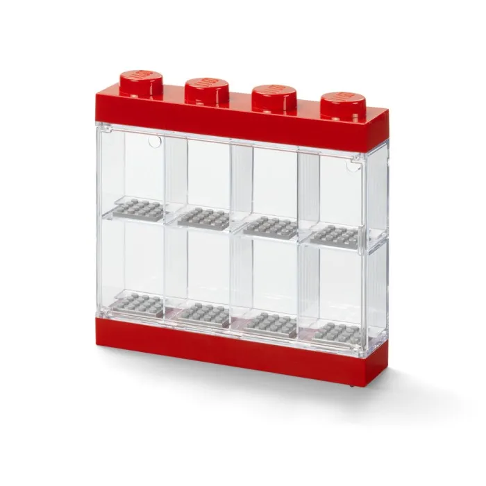 LEGO Displaybox 8 Minifigurer (Red)