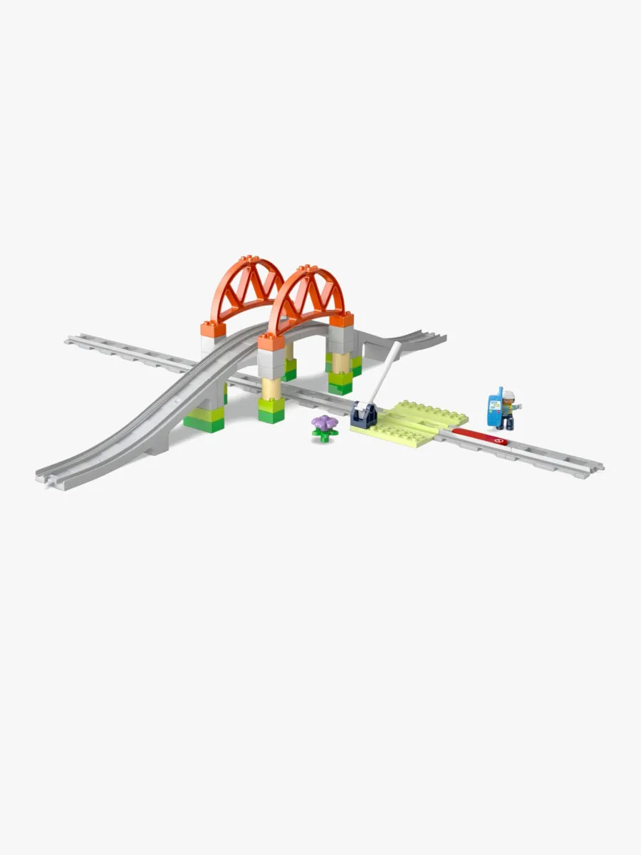 LEGO DUPLO Town 10426 Tågbro och spår – Expansionsset