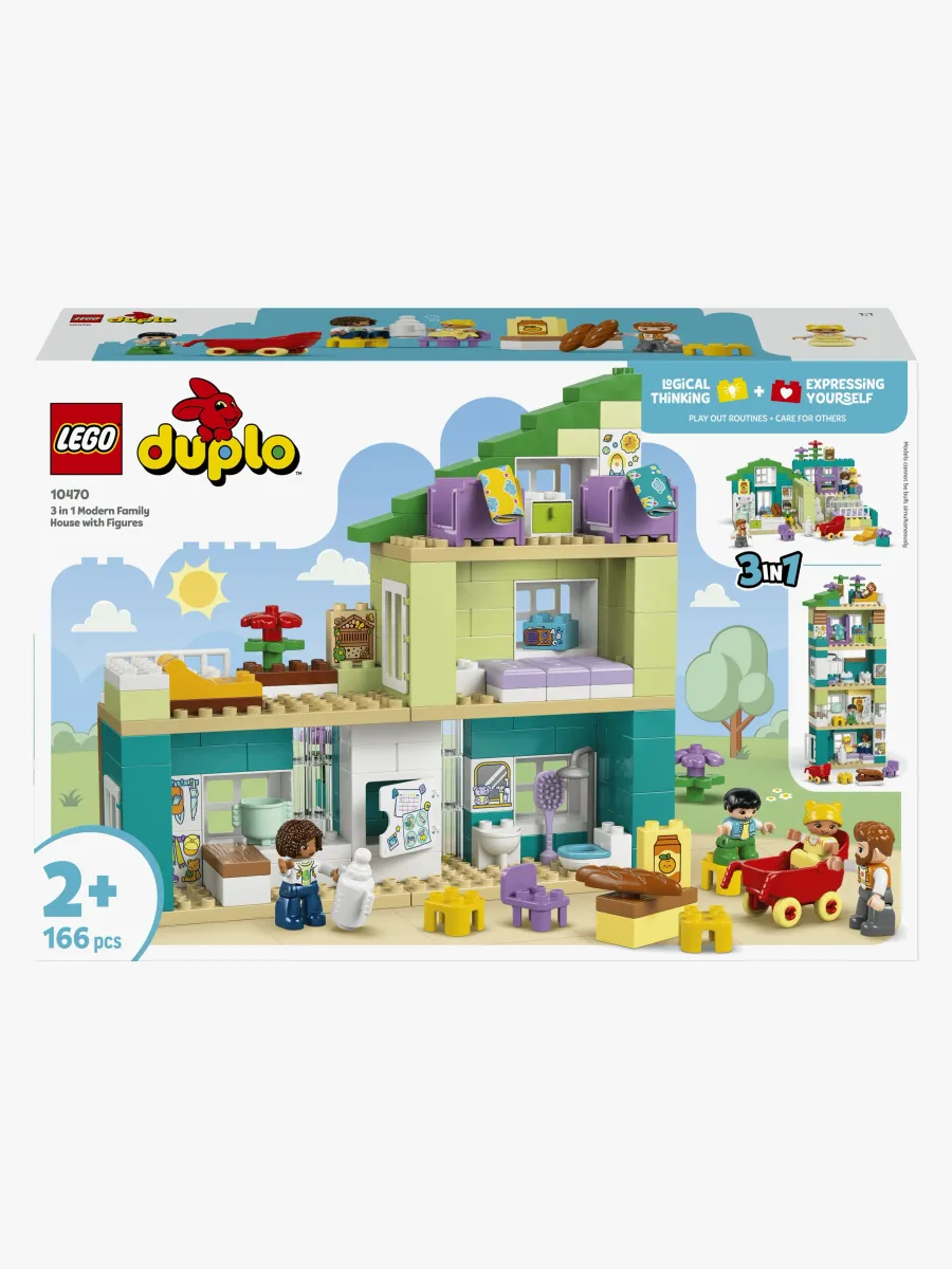 LEGO DUPLO Town 10470 3 i 1 Modern familjevilla med figurer