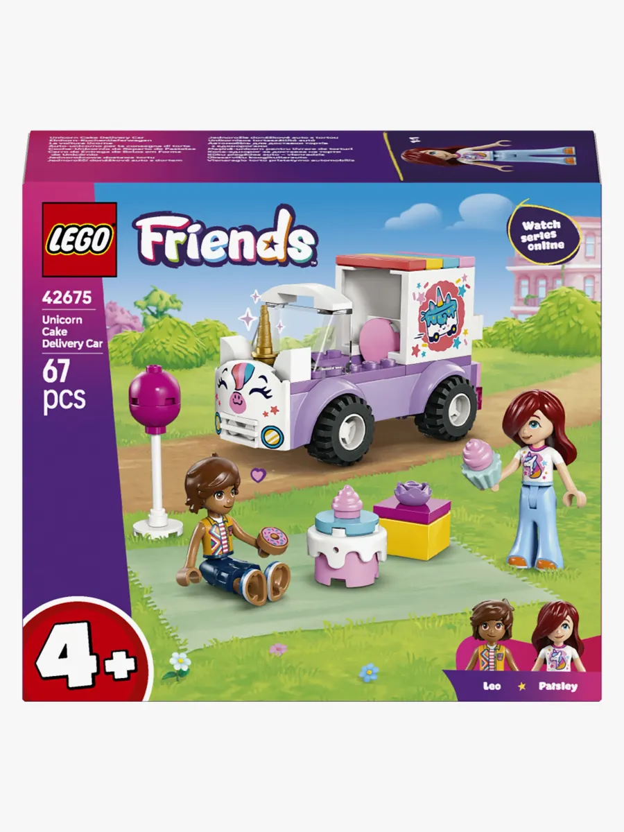 LEGO Friends 42675 Enhörningsbil för tårtleveranser