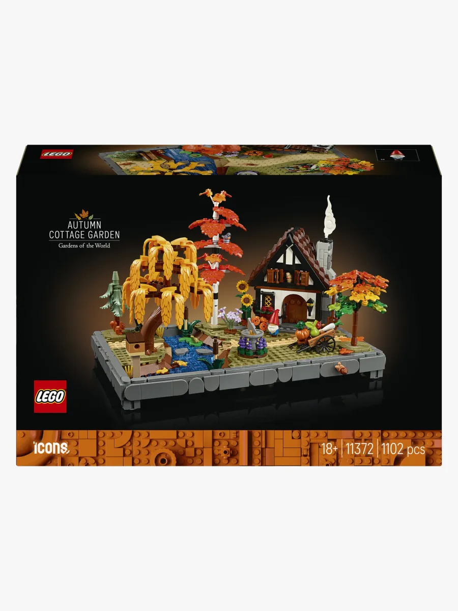 LEGO Icons 11372 Höstig stuga och trädgård
