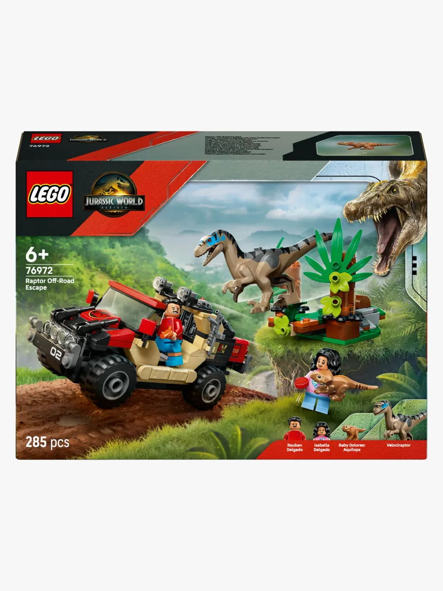 LEGO Jurassic World 76972 Terrängflykt med raptor
