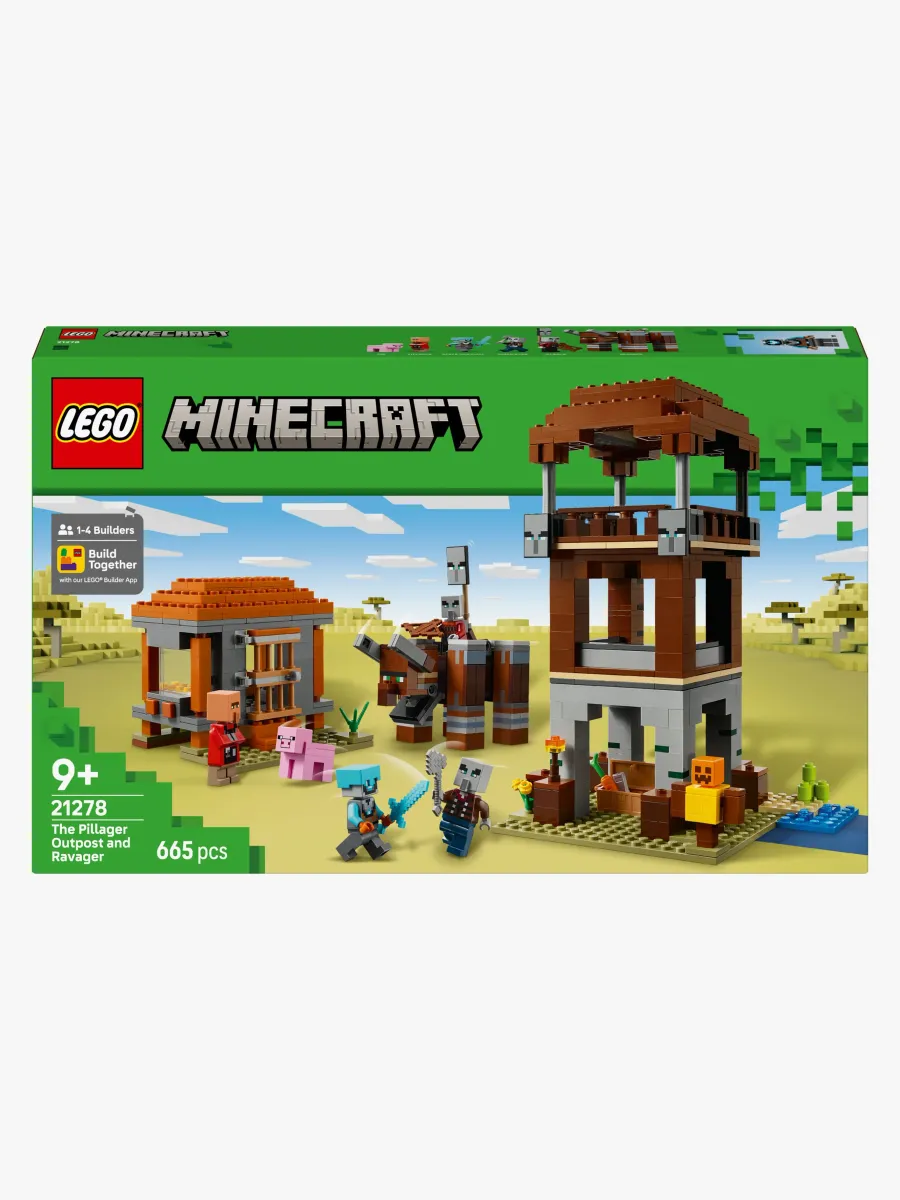 LEGO Minecraft 21278 Plundrarvakttorn och vildtjur