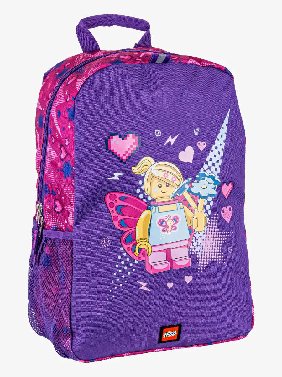 LEGO Ryggsäck Butterfly Girl 13L, Rosa