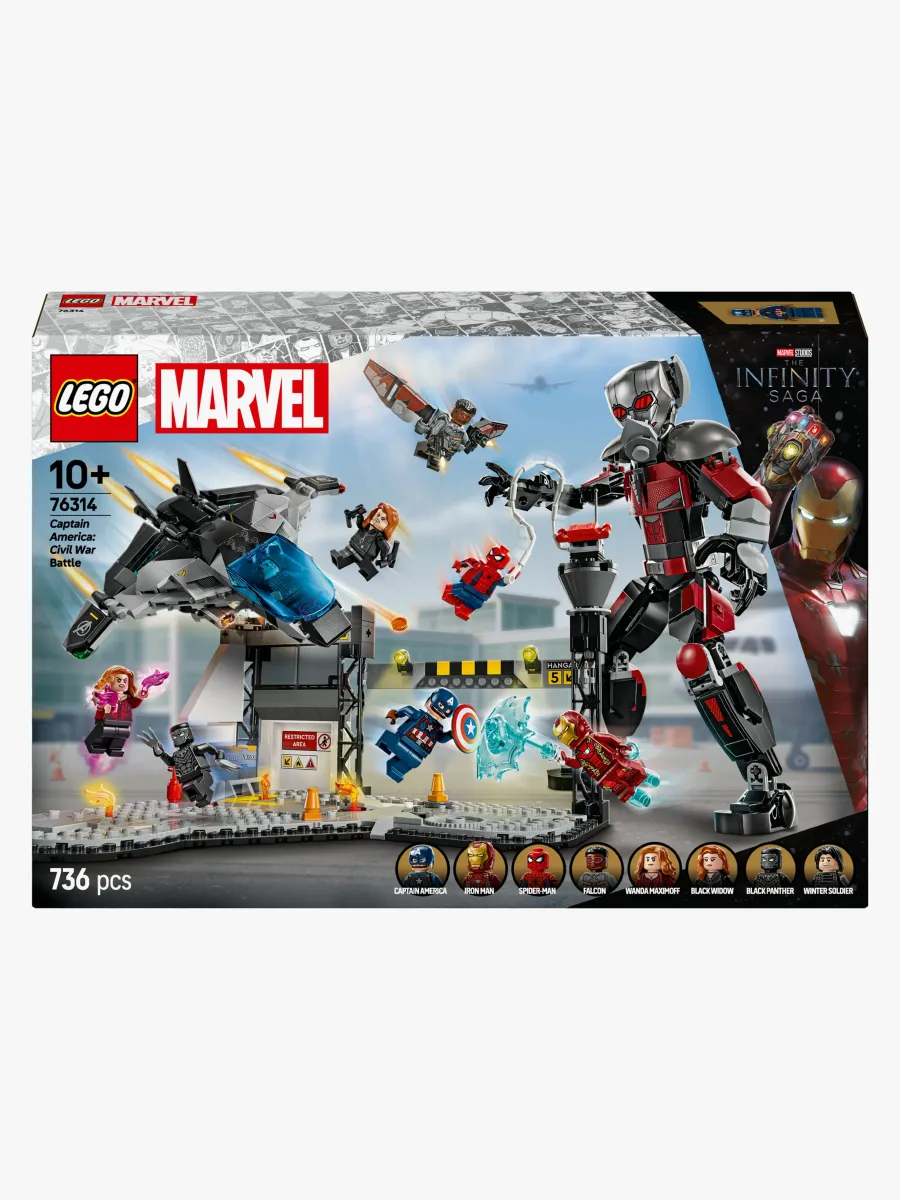 LEGO Super Heroes Marvel 76314 Captain America: Civil War actionstrid
