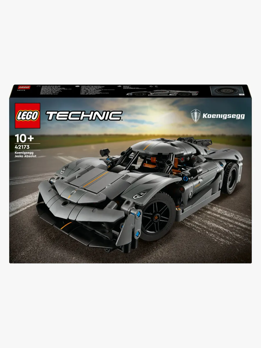 LEGO Technic 42173 Koenigsegg Jesko Absolut grå hyperbil