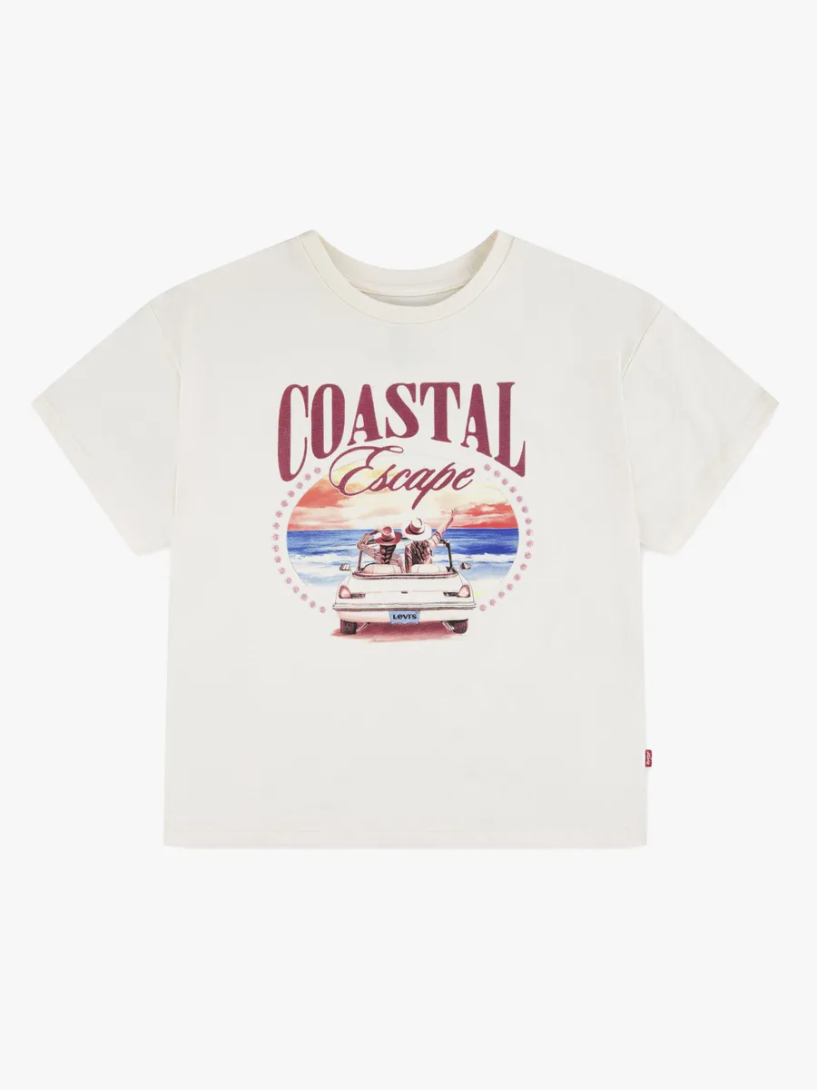 Levi's LVG Coastal GriLS SS T-shirt, Antique White, 140
