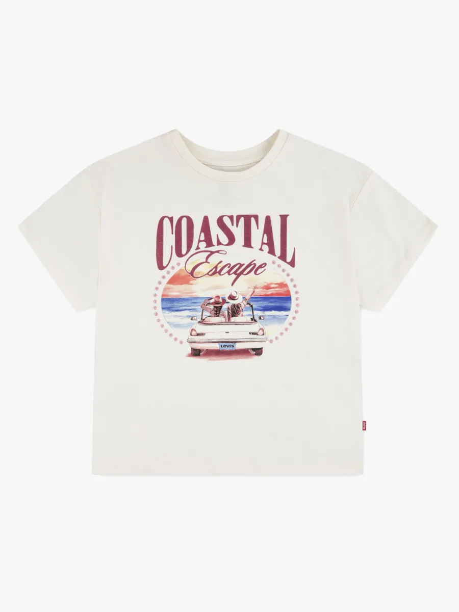 Levi's LVG Coastal GriLS SS T-shirt, Antique White, 152