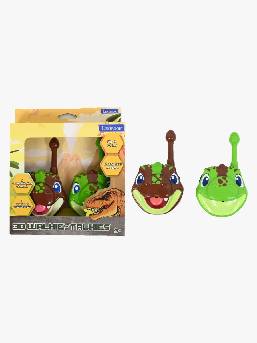 Lexibook 3D Dinosaurier Walkie-talkies 500m