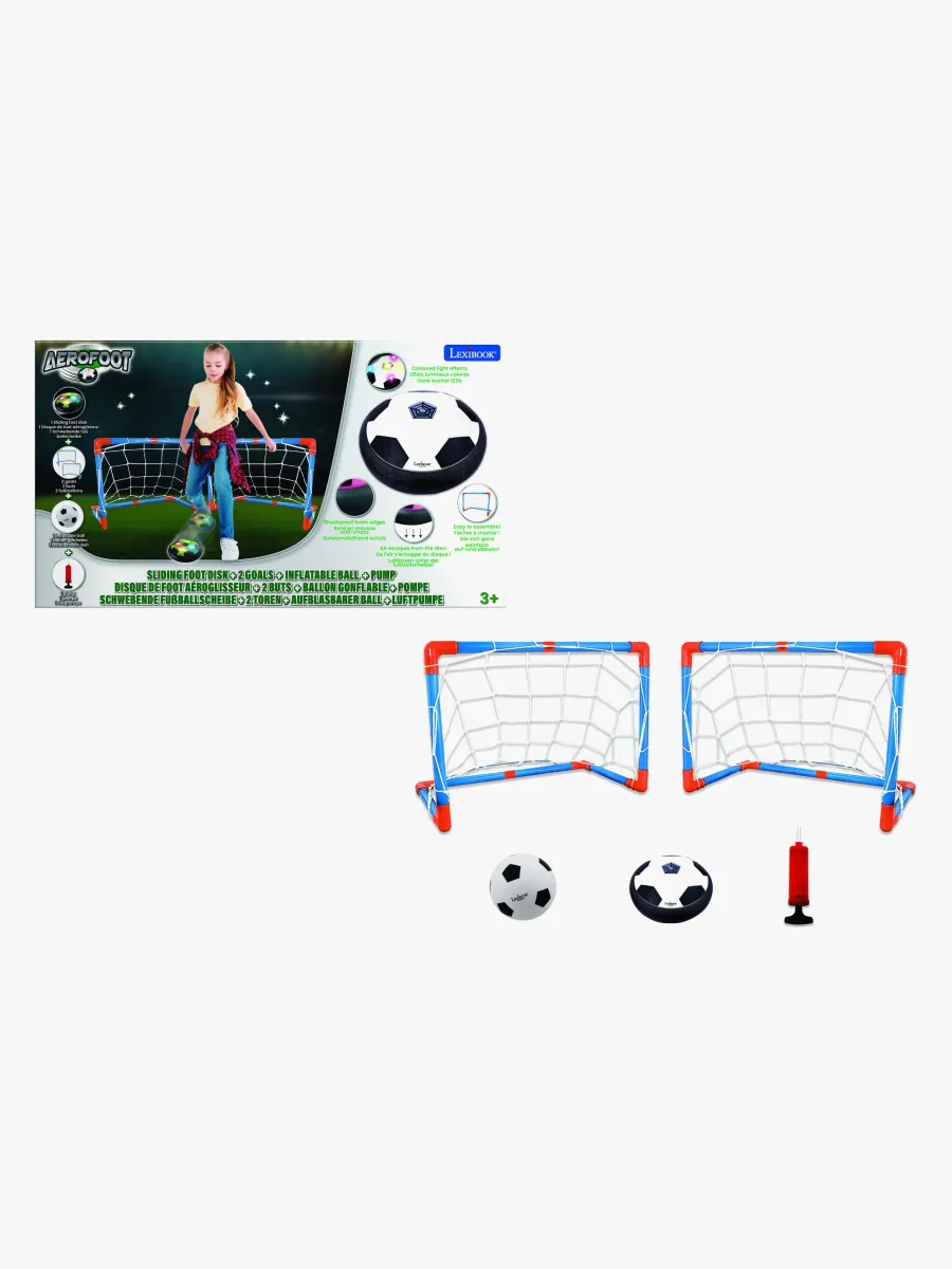 Lexibook AeroFoot Fotbolls-disc med Ljus &  2 Mål