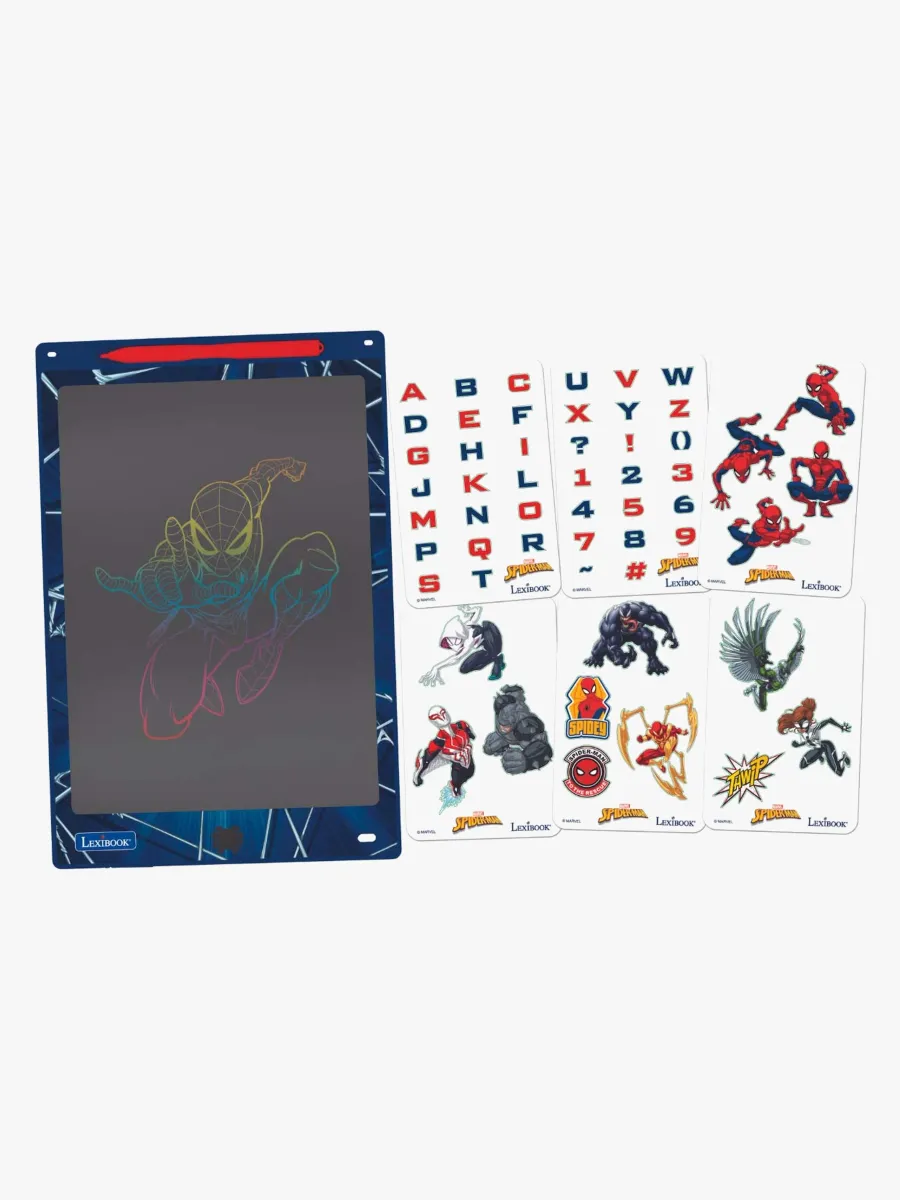 Lexibook Marvel Spider-Man Ritplatta med Stencilmallar