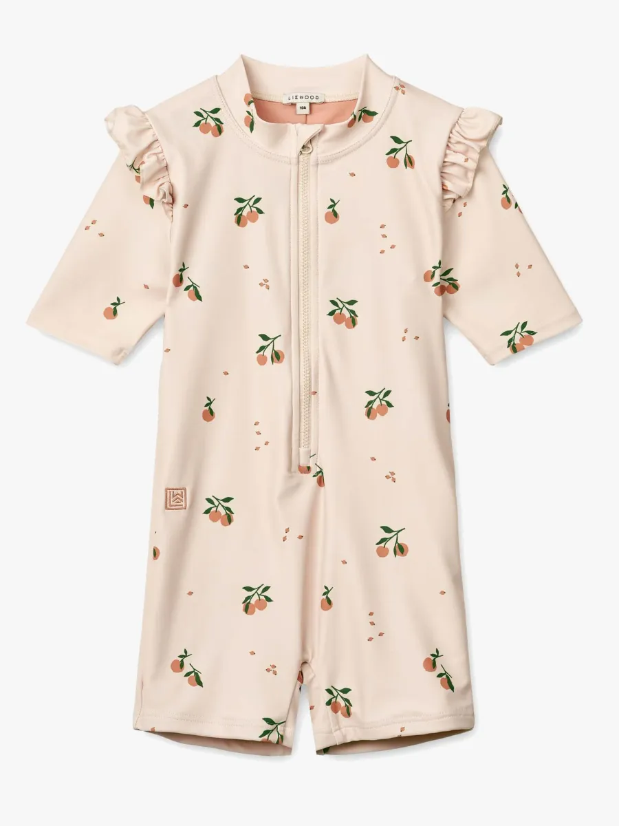 LIEWOOD Amel UV-Dräkt, Peach/Sea shell, 86