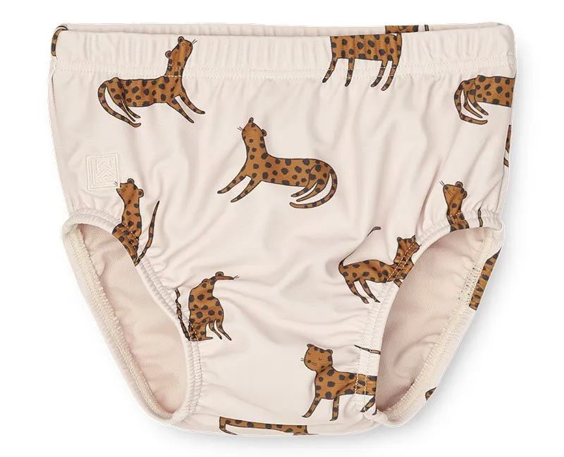 Liewood badbyxa Anthony stl 56, leopard sandy