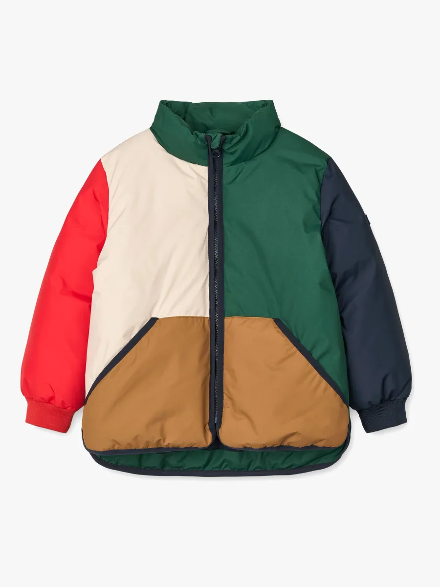 LIEWOOD Brantley Puffjacka, Apple Red Multi Mix, 104