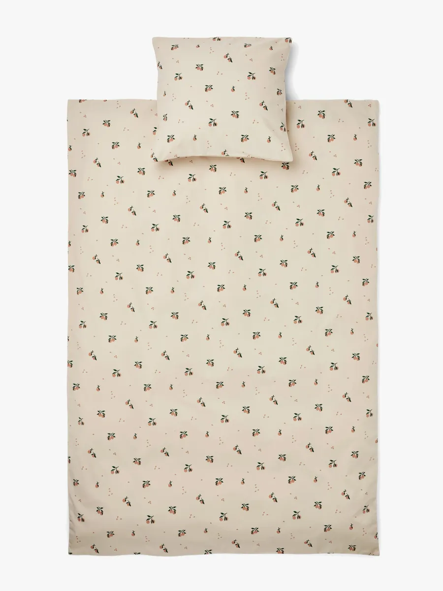 LIEWOOD Carmen Baby Bäddset 70x100, Peach/Sea Shell