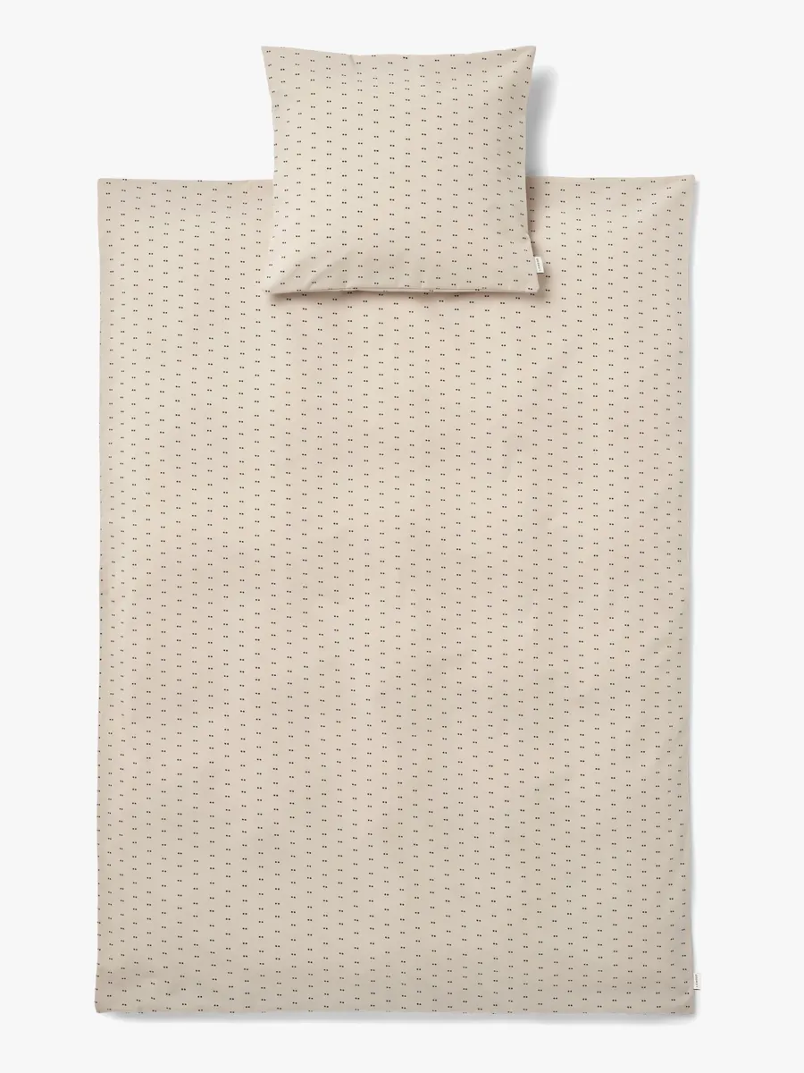 LIEWOOD Carmen Bäddset 70x100 Spjälsäng, Double Dot/Silver Lining
