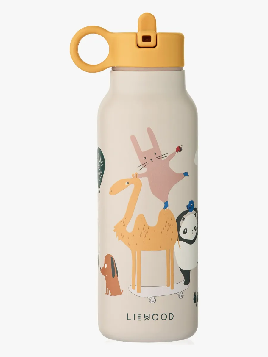 LIEWOOD Falk Vattenflaska 350 ml, Around the world/Sandy