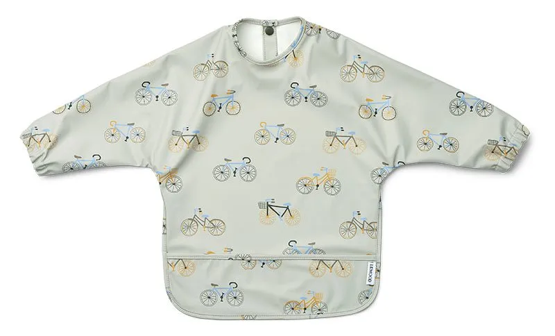 Liewood haklapp med ärm Merle, bicycle/cloud blue