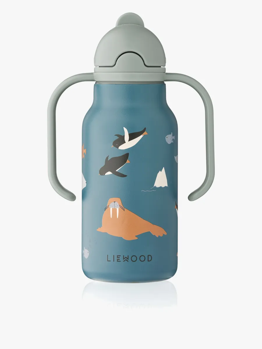 LIEWOOD Kimmie Vattenflaska 250 ml, Arctic Sea/ Ocean view