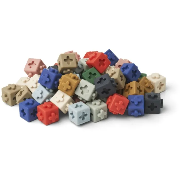 Liewood Links Byggklossar 50-pack (Eden Multi Mix)