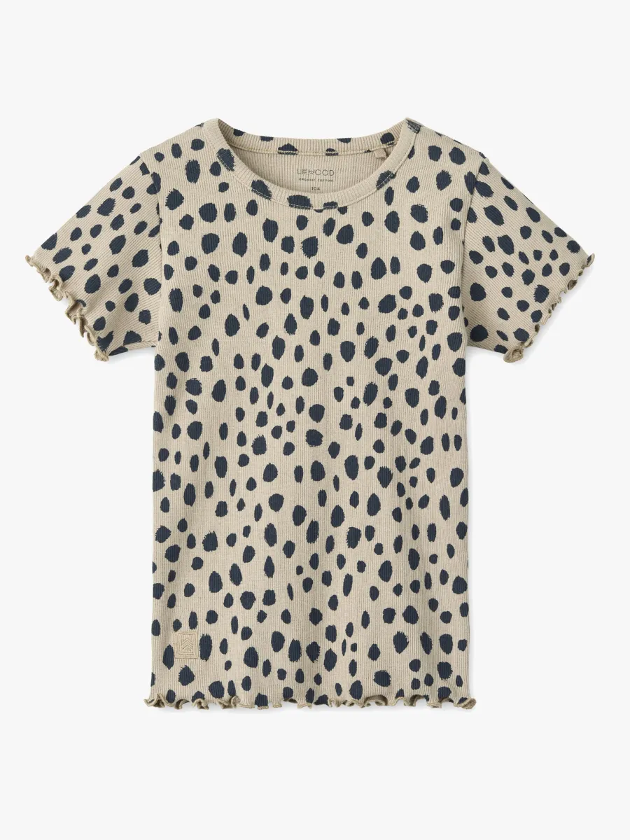 LIEWOOD Nieve T-shirt, Leo spots/Mist, 128