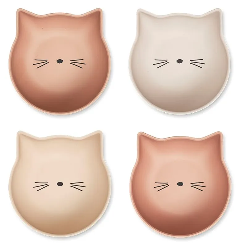 Liewood silikonskål Filiz 4-pack, pale tuscany multi mix