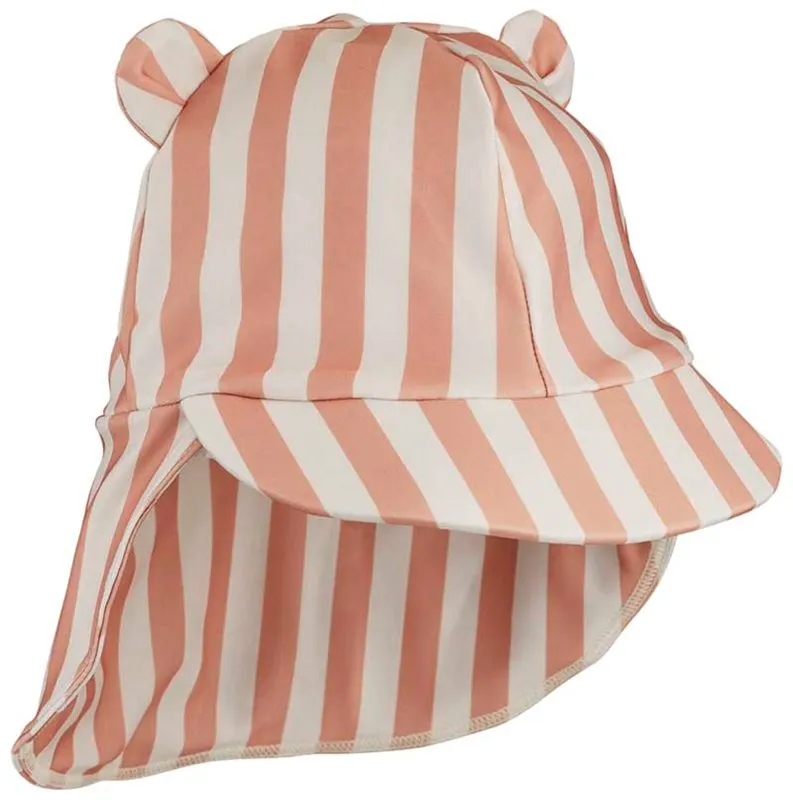 Liewood solhatt Senia stl 6-9 mån, stripe coral blush/creme