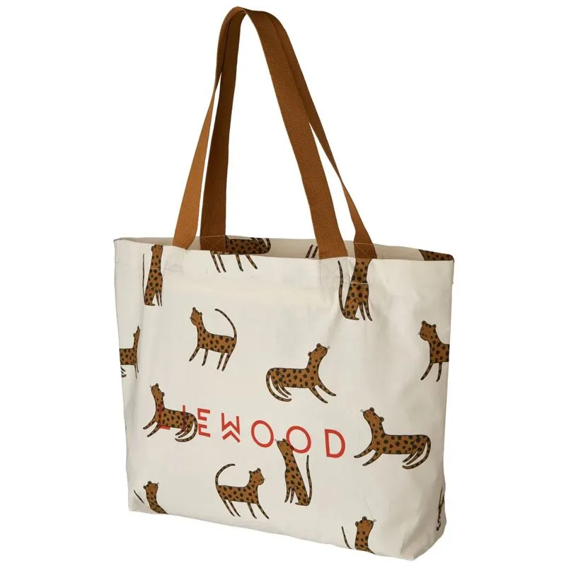Liewood tygkasse stor, leopard/sandy