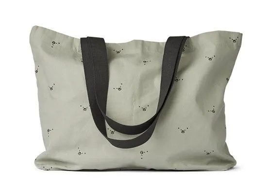 Liewood tygkasse stor, teddy/dove blue