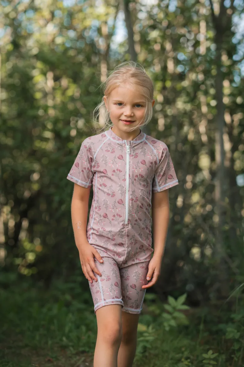 Lindberg Cyprus UV-Dräkt, Blush/Dahlia, 110-116