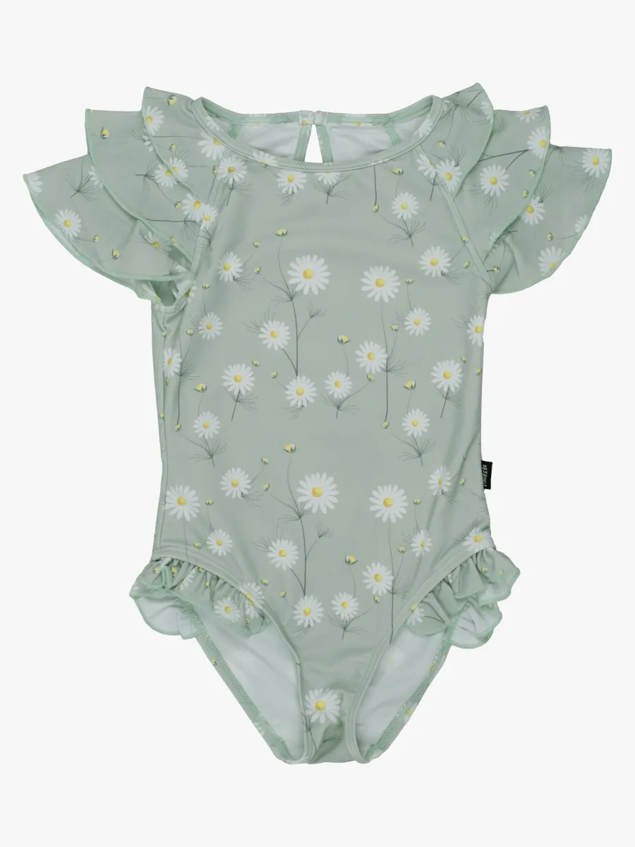 Lindberg Gracie Baddräkt, Green/White, 110-116