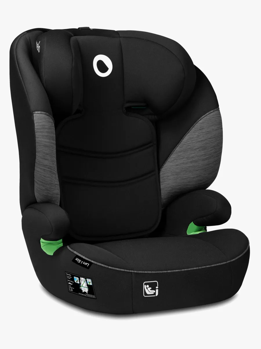 Lionelo LARS i-Size Bältesstol, Black Grey