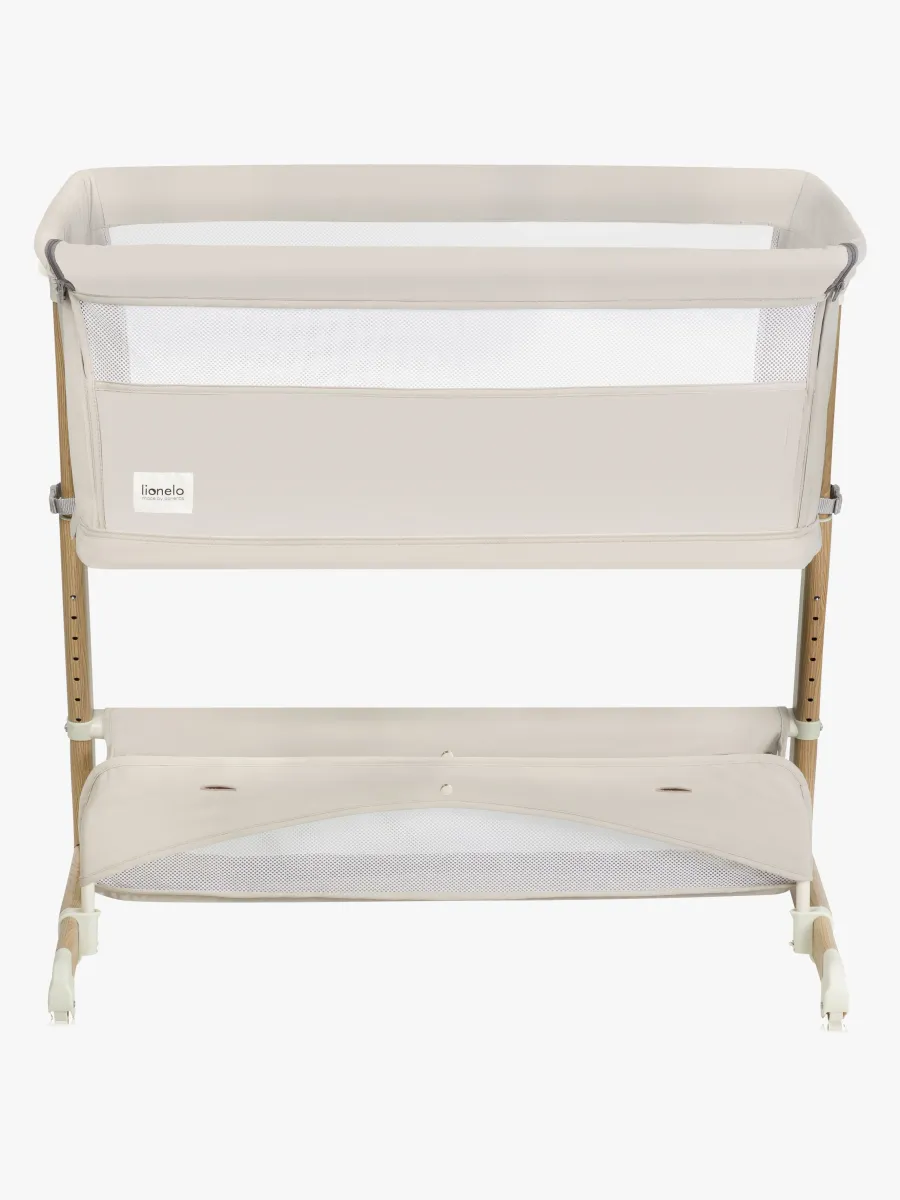 Lionelo Thomi Plus 5-i-1 Bedside Crib, Beige Sand