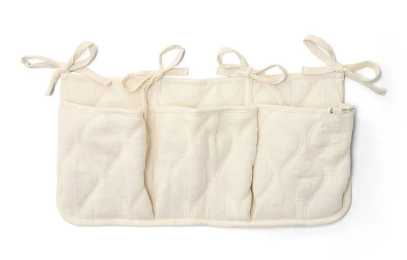 Little Dutch organiser spjälsäng, pure soft white