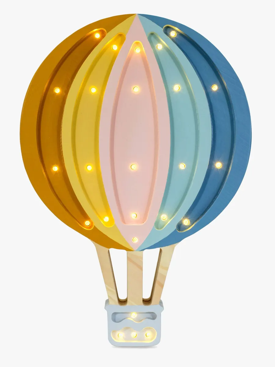 Little Lights Lampa Ballong, Retro Rainbow, Barnrum