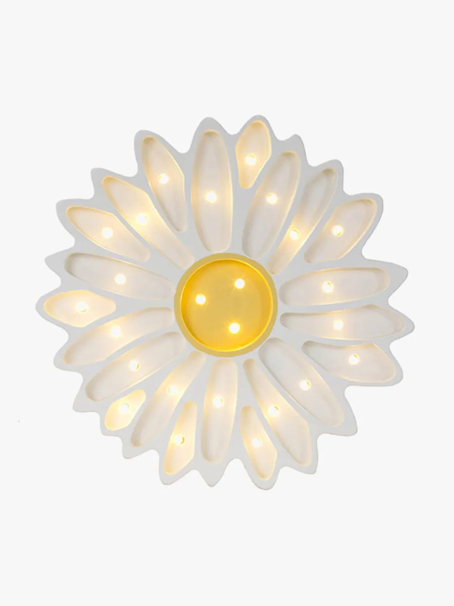 Little Lights Lampa Daisy, Vit, Barnrum