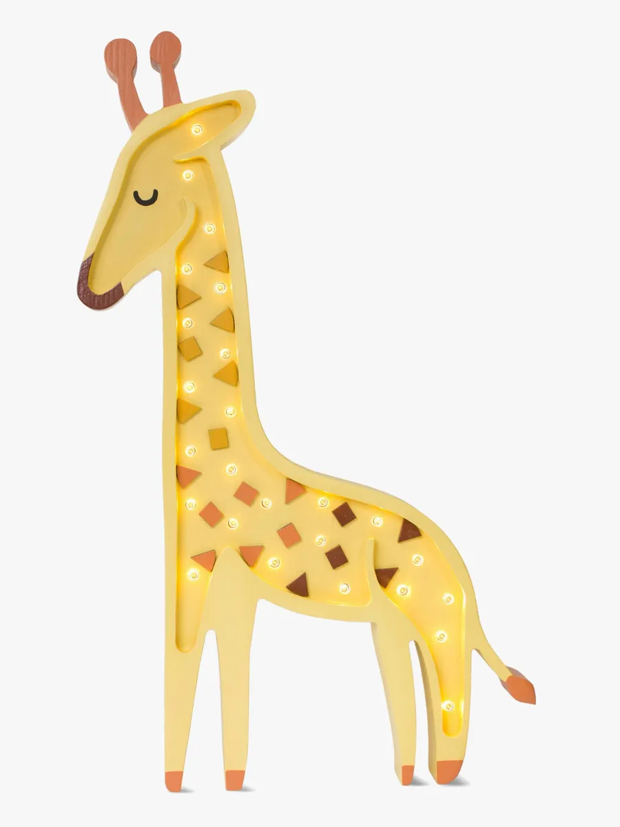 Little Lights Lampa Giraff, Gul, Barnrum