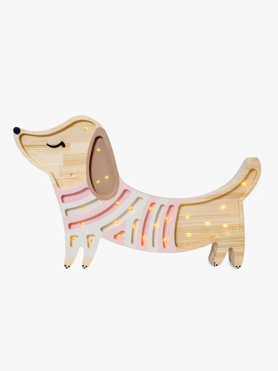 Little Lights Lampa Hundvalp, Strawberry Cream, Barnrum