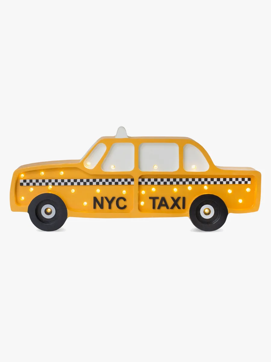 Little Lights Lampa NYC Taxi Manhattan, Gul, Barnrum