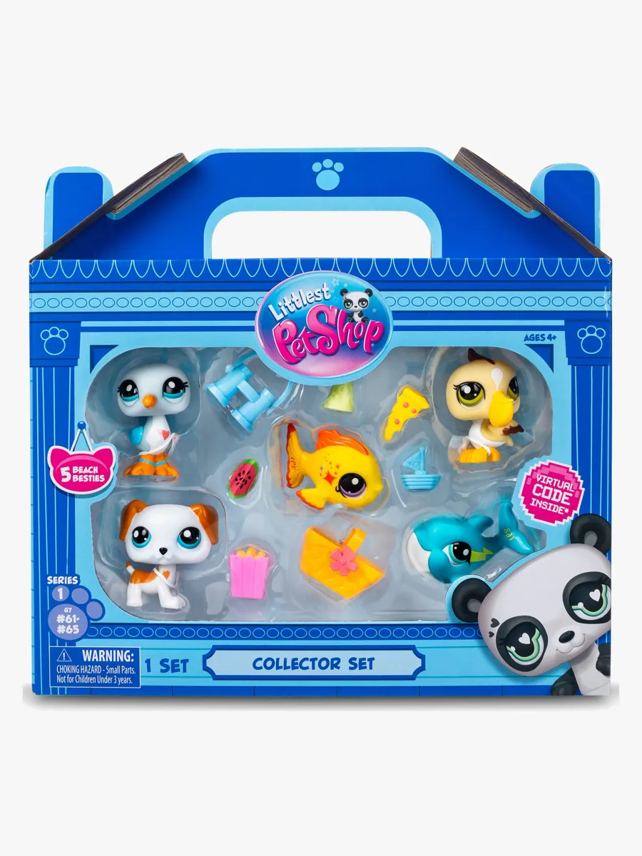 Littlest Pet Shop Beach Besties Figurset 5-Pack