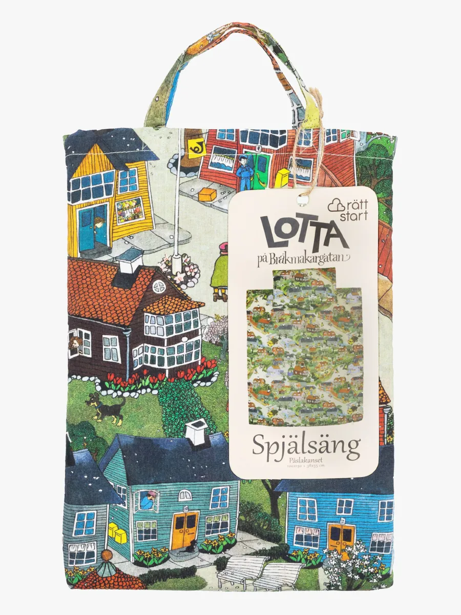Lotta på bråkmakargatan Bäddset Spjälsäng 100x130
