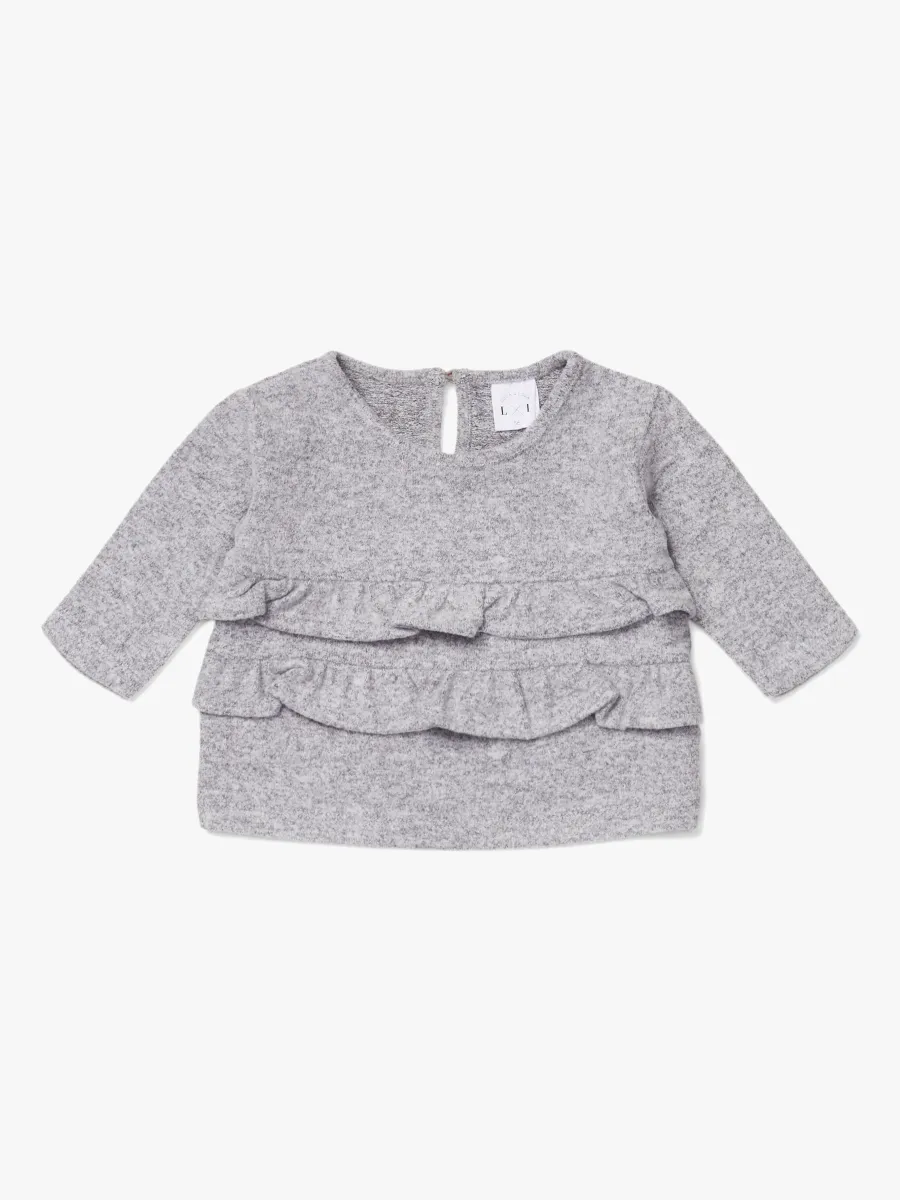 Luca &  Lola Asia Tröja Baby, Grey Melange 68