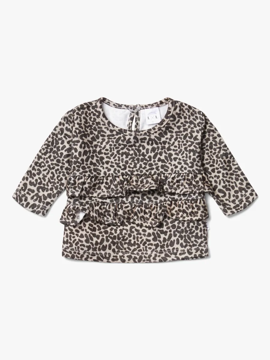 Luca &  Lola Asia Tröja Baby, Leopard 80